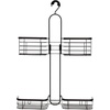 image:imageiDesign Hanging Handheld Shower Hose Caddy Chrome  Storage for Shampoo Conditioner Body WashBronze