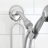 image:imageiDesign Hanging Handheld Shower Hose Caddy Chrome  Storage for Shampoo Conditioner Body WashChrome