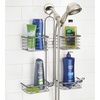 image:imageiDesign Hanging Handheld Shower Hose Caddy Chrome  Storage for Shampoo Conditioner Body WashGraphite