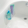 image:imageiDesign Hanging Suction Shower Caddy Basket Clear  Bathroom Storage Made in USA1025 x 375 x 4