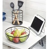 image:imageiDesign Kitchen Crock Utensil Holder Matte Black Steel  For CountertopPack of 1