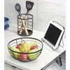 image:imageiDesign Kitchen Crock Utensil Holder Matte Black Steel  For CountertopPack of 2