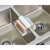 image:imageiDesign Kitchen Sink Caddy for Countertop White  Sponge Holder Drain Spout55 L x 572 W x 356 H