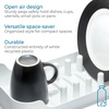 image:imageiDesign Kitchen Sink Caddy for Countertop White  Sponge Holder Drain Spout742 x 1692 x 3