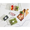 image:imageiDesign Large Tall Produce Storage Bin with 3 Movable Dividers The Fresh Collection  785 L x 105 W x 6 H Clear BinPack of 1