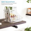 image:imageiDesign Linus BPAFree Plastic 3Tier Packet Organizer  625 x 575 x 5 ClearClear