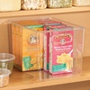 image:imageiDesign Linus BPAFree Plastic Deep Kitchen Storage Bin Clear  With Handles 12 x 8 x 775
