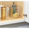 image:imageiDesign Linus BPAFree Plastic Deep Kitchen Storage Bin Clear  With Handles 12 x 8 x 775