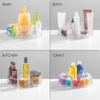 image:imageiDesign Linus BPAFree Plastic Turntable Organizer 12 x 12 x 3 Spinner  for Bathroom StoragePack of 2