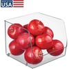 image:imageiDesign Linus Stacking Organizer Bins for Kitchen Pantry Office Bathroom Extra LargeClearLarge
