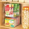 image:imageiDesign Linus Stacking Organizer Bins for Kitchen Pantry Office Bathroom Extra LargeClearLarge Pack of 4