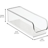image:imageiDesign Linus Storage Container Small Clear  Kitchen Pantry Refrigerator FreezerPack of 1