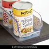 image:imageiDesign Linus Storage Container Small Clear  Kitchen Pantry Refrigerator FreezerPack of 4