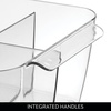 image:imageiDesign Makeup Organizer Set of 2 Clear  For Countertop or Vanity Storage for Cosmetics and ToiletriesPack of 1