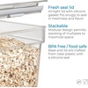 image:imageiDesign Medium Tall Dry Goods Storage Bin Clear 5L x 81W x 6H  The Fresh CollectionPack of 1