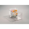 image:imageiDesign Nesting Pantry Bin for Kitchen Cabinet Countertop Fridge and Freezer  ClearPack of 3