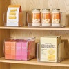 image:imageiDesign OpenFront Storage Bin  AllPurpose Bin for Kitchen Bathroom or Office  Clear  Made in USAPack of 4