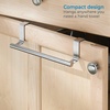 image:imageiDesign Orbinni Steel Over the Door Organizer Rose Gold  Valet Storage Hook For Bedroom Closet Bathroom 4 x 83 x 11Brushed