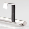image:imageiDesign Orbinni Steel Over the Door Organizer Rose Gold  Valet Storage Hook For Bedroom Closet Bathroom 4 x 83 x 11Brushed