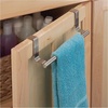image:imageiDesign Orbinni Steel Over the Door Organizer Rose Gold  Valet Storage Hook For Bedroom Closet Bathroom 4 x 83 x 11Brushed Ss