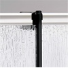 image:imageiDesign OvertheDoor Hanging Shower Caddy Organizer The Forma Collection  12 x 65 x 24 Matte BlackMatte Black