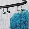 image:imageiDesign OvertheDoor Hanging Shower Caddy Organizer The Forma Collection  12 x 65 x 24 Matte BlackMatte Black
