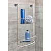 image:imageiDesign OvertheDoor Hanging Shower Caddy Organizer The Forma Collection  12 x 65 x 24 Matte BlackSatin