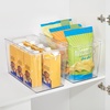 image:imageiDesign Pantry Bin with Handles Clear  Kitchen Storage For Cabinets For Pantry For FridgePack of 1