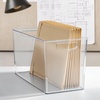 image:imageiDesign Pantry Bin with Handles Clear  Kitchen Storage For Cabinets For Pantry For FridgePack of 1