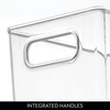 image:imageiDesign Pantry Bin with Handles Clear  Storage for Cabinets Fridge or Freezer Made in USAExtra Large
