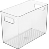 image:imageiDesign Pantry Bin with Handles Clear  Storage for Cabinets Fridge or Freezer Made in USAExtra Large