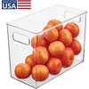 image:imageiDesign Pantry Bin with Handles Clear  Storage for Cabinets Fridge or Freezer Made in USAExtra Large