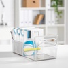 image:imageiDesign Plastic Condiment Organizer with Handles Clear  For Fridge Made in USAPack of 1