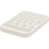 image:imageiDesign Plastic Divided Battery Organizer Insert Coconut  76 x 111 x 1Divided Battery Organizer