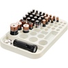 image:imageiDesign Plastic Divided Battery Organizer Insert Coconut  76 x 111 x 1Divided Battery Organizer