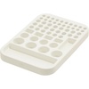 image:imageiDesign Plastic Divided Battery Organizer Insert Coconut  76 x 111 x 1Divided Battery Organizer
