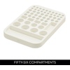 image:imageiDesign Plastic Divided Battery Organizer Insert Coconut  76 x 111 x 1Divided Battery Organizer