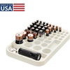 image:imageiDesign Plastic Divided Battery Organizer Insert Coconut  76 x 111 x 1Divided Battery Organizer
