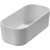 image:imageiDesign Plastic Drawer Organizer Bin Gray  Storage for Kitchen Storage for Bathroom Storage for Desk Drawers