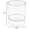image:imageiDesign Plastic Headband and Accessory Holder Set of 2 Clear  For Bathroom Countertop or VanityPack of 1