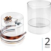 image:imageiDesign Plastic Headband and Accessory Holder Set of 2 Clear  For Bathroom Countertop or VanityPack of 2