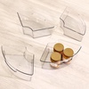 image:imageiDesign Plastic Lazy Susan Cabinet Storage Bin 14 Wedge Container for Kitchen Pantry Counter BPAFree 125 in x 675in x 4in Set of 4 Clear4