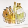 image:imageiDesign Plastic Lazy Susan Cabinet Storage Bin 14 Wedge Container for Kitchen Pantry Counter BPAFree 125 in x 675in x 4in Set of 4 Clear4