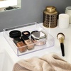 image:imageiDesign Plastic Makeup Drawer Organizer Tray Set of 2 Clear  Vanity Organizer Desk Drawer OrganizerPack of 1