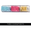 image:imageiDesign Plastic Packet and Tea Bag Organizer Clear  Kitchen Storage Container For Sugar Salt Pepper Sweeteners Tea Bags Spices The Linus CollectionPack of 1