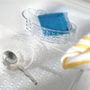 image:imageiDesign Plastic Sponge Holder with Suction Cups Clear 65 x 25 x 25  Ideal for Kitchen Sinks Bathroom OrganizationPack of 1
