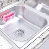 image:imageiDesign Plastic Sponge Holder with Suction Cups Clear 65 x 25 x 25  Ideal for Kitchen Sinks Bathroom OrganizationPack of 1