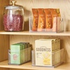 image:imageiDesign Plastic Stackable Kitchen Cabinet Storage Bin Clear  With Handles Pantry OrganizerMedium