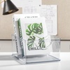image:imageiDesign Plastic Stackable Kitchen Cabinet Storage Bin Clear  With Handles Pantry OrganizerMedium