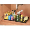 image:imageiDesign Plastic Under Sink Mat Tray for Kitchen Cabinet Bathroom Entryways Office Mudroom College Dorm Set of 2 17 X 13 X 2 Black  For Kitchen Cabinet Bathroom Entryways Office MudroomBlack